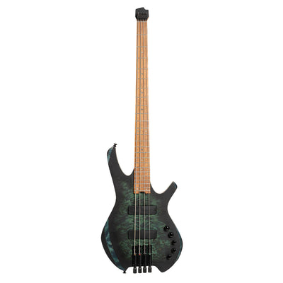 Cort Space 4 Headless Electric Bass Guitar, Star Dust Green - Fair Deal Music