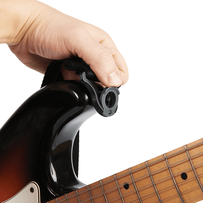 D'Addario Auto Lock Guitar Strap, Skater Grey - Fair Deal Music