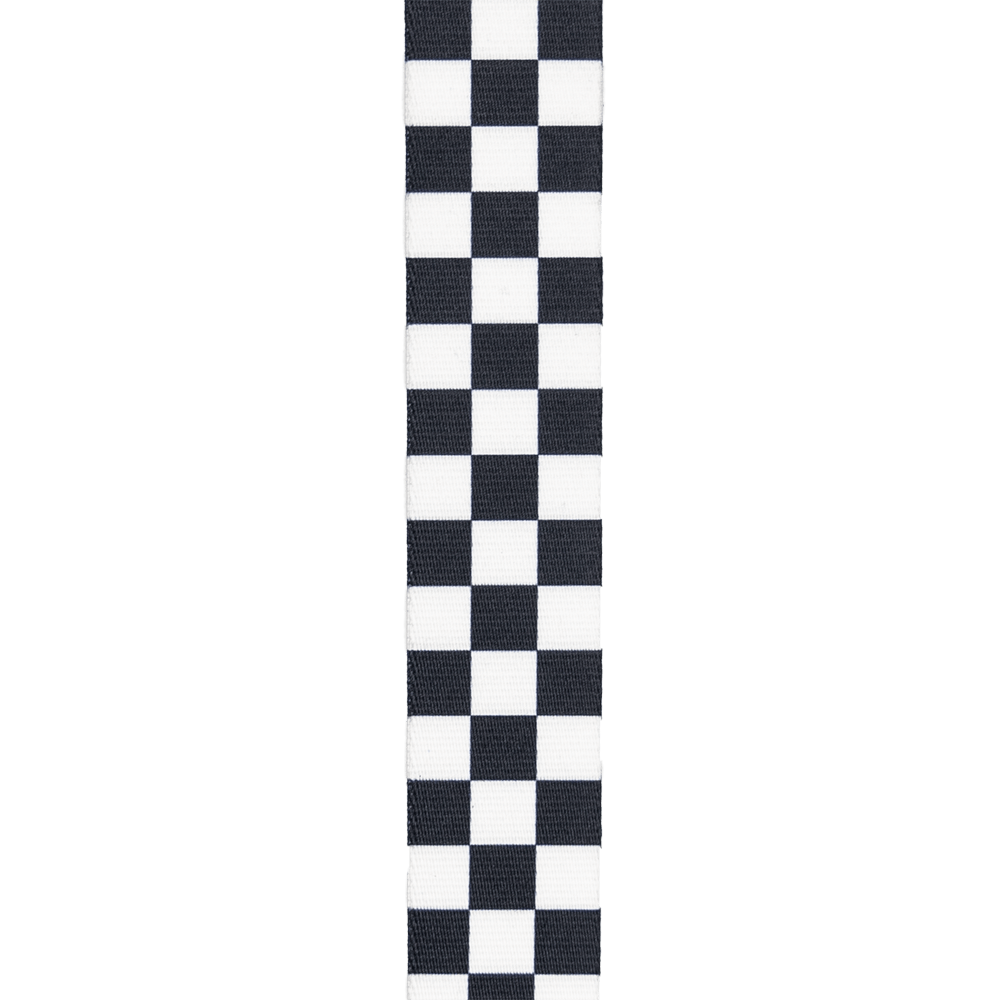 D'Addario Auto Lock Guitar Strap, Skater Checkerboard - Fair Deal Music