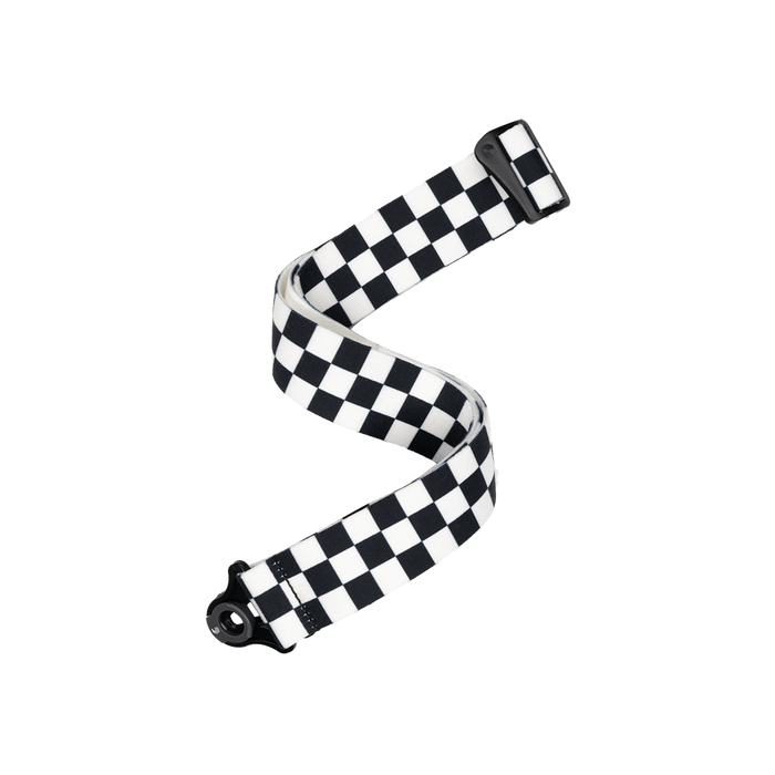 D'Addario Auto Lock Guitar Strap, Skater Checkerboard - Fair Deal Music