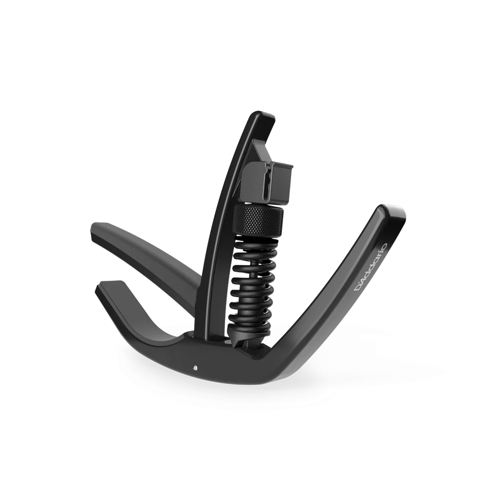 D'addario Artist Capo Adjustable Tension, Black PW-CP-10 - Fair Deal Music