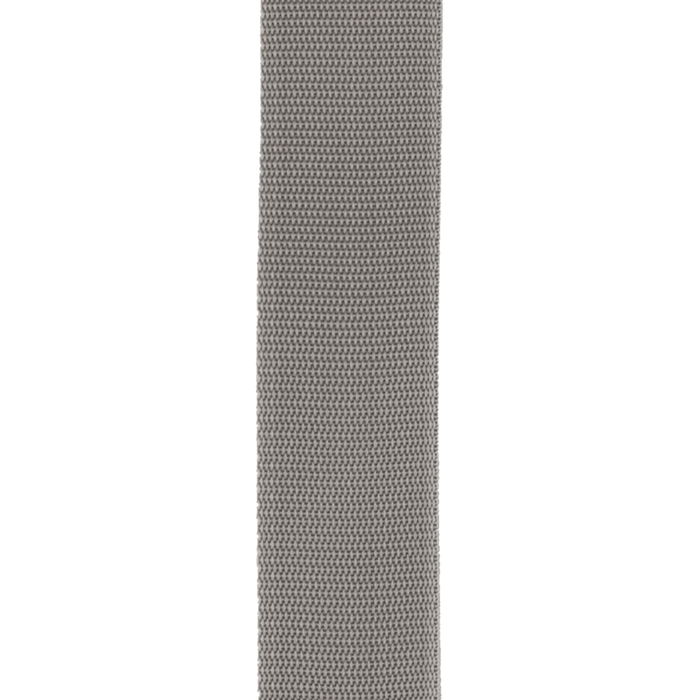 D'Addario Auto Lock Polypro Guitar Strap, Silver - Fair Deal Music