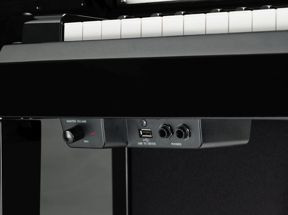 Yamaha NU1XA AvantGrand Hybrid Digital Upright Piano Polished White - Fair Deal Music