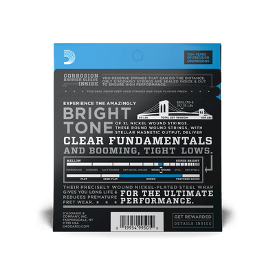 EXL170-5 Regular Light Long Scale 5-String Bass Strings 45-130 - Fair Deal Music