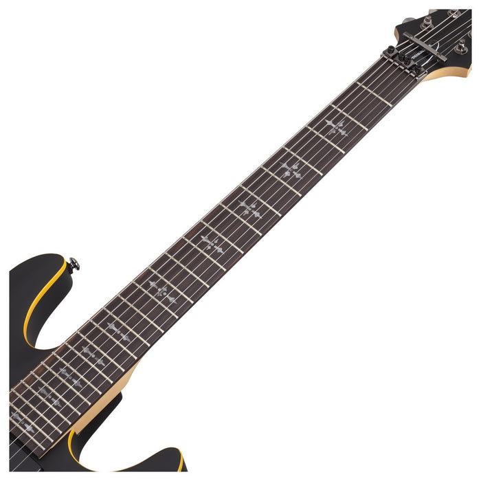 Schecter Demon-7 FR Satin Black - Fair Deal Music