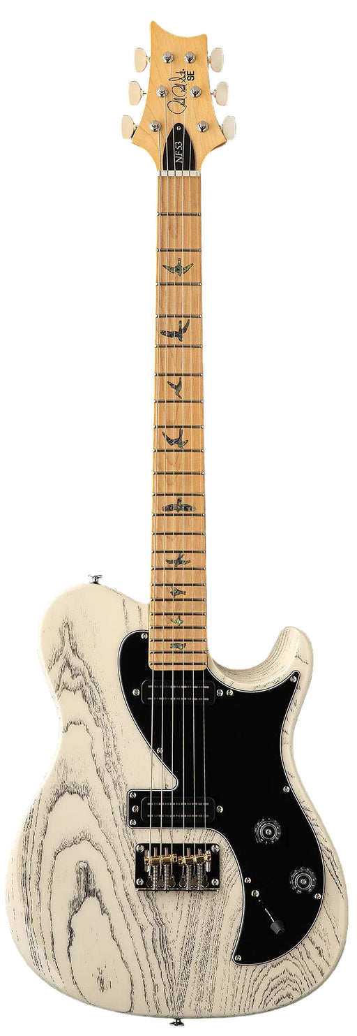 PRS SE NF 53 Electric Guitar in White Doghair, Maple Fingerboard - Fair Deal Music