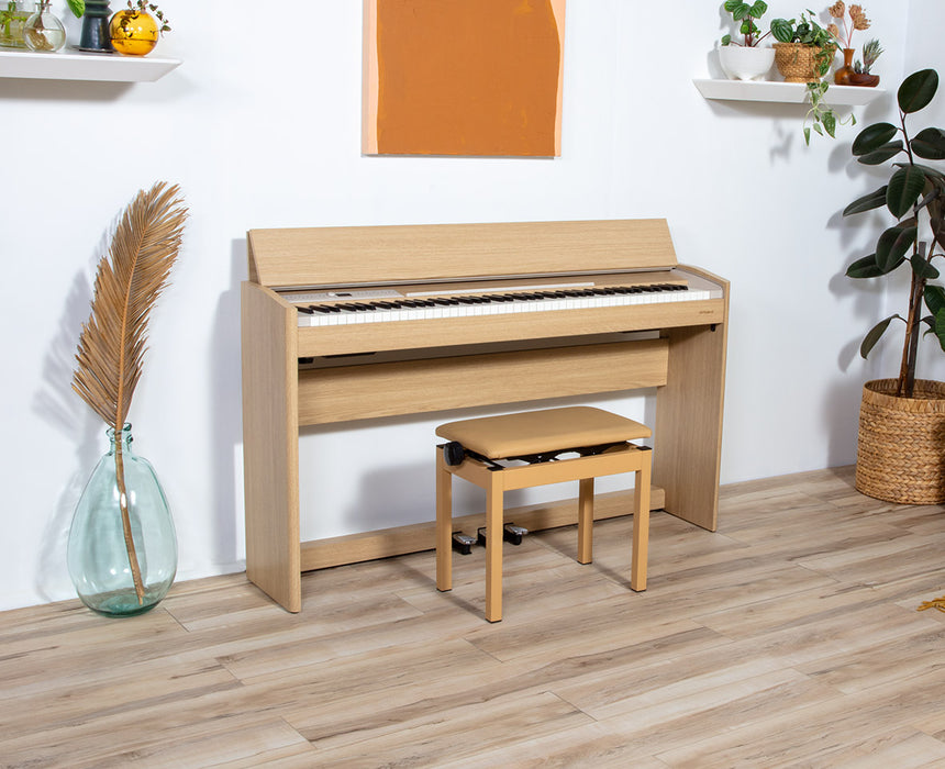 Roland F701-LA Compact Digital Piano Light Oak, Nearly New - Fair Deal Music