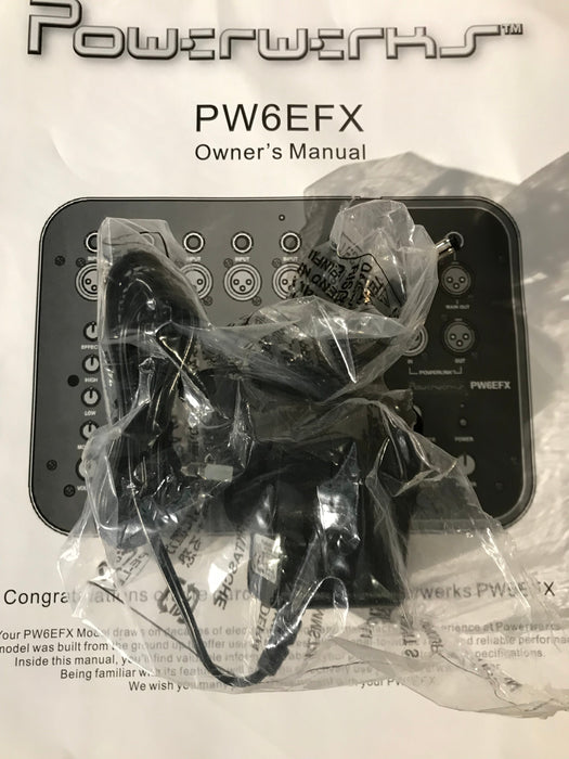 Powerwerks PW6EFX 6 Channel Mixer with Effects (Used) - Fair Deal Music