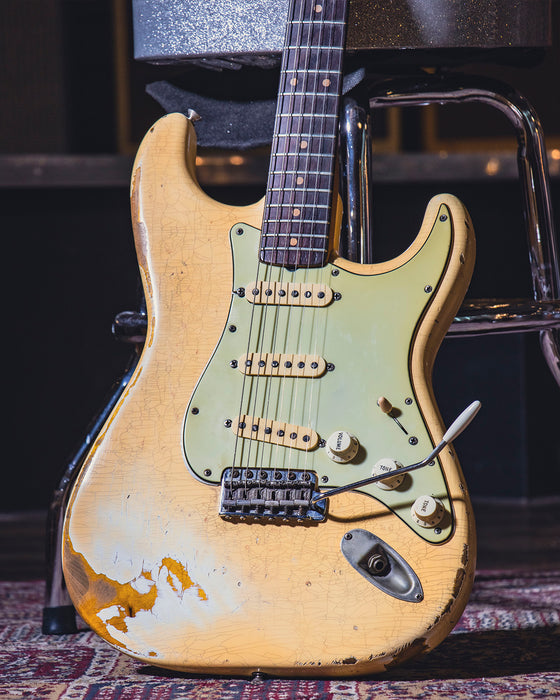 1962 Fender Stratocaster in Olympic White, (Used, Comm) - Fair Deal Music