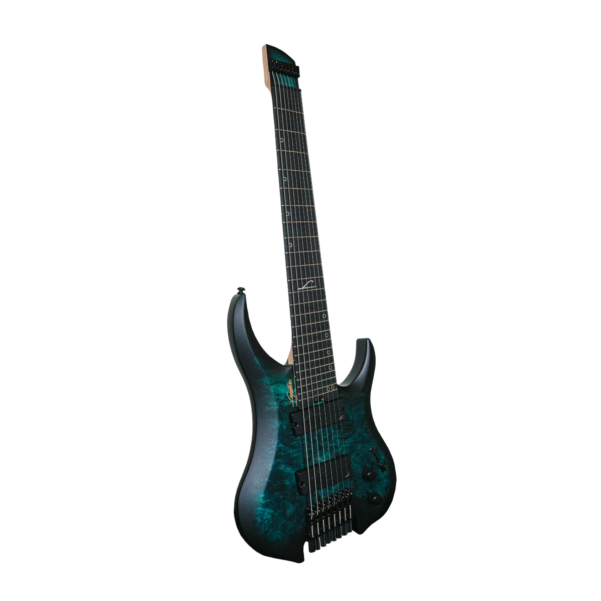 Legator G8FSS-DSS Ghost Super Shred 8-string Multi-scale, Dark Sapphire Electric Guitar - Fair Deal Music