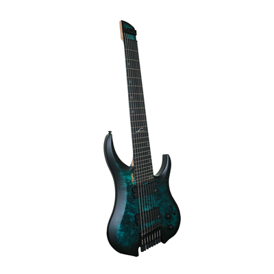 Legator G8FSS-DSS Ghost Super Shred 8-string Multi-scale, Dark Sapphire Electric Guitar - Fair Deal Music