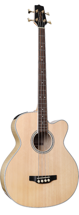 Takamine GB72CE Electro Acoustic Bass, Natural - Fair Deal Music