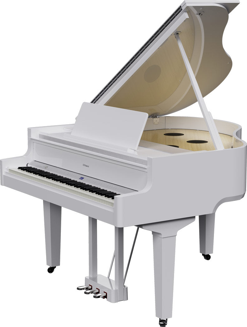 Roland GP-9-PW Digital Grand Piano Polished White - Fair Deal Music