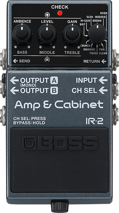 BOSS ギターエフェクター IR-2 Boss IR-2 Amp & Cabinet Guitar Pedal — Fair Deal Music