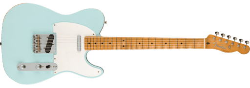 Fender Limited Edition Vintera Road Worn '50S Telecaster, Maple Fingerboard, Sonic Blue - Fair Deal Music