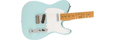 Fender Limited Edition Vintera Road Worn '50S Telecaster, Maple Fingerboard, Sonic Blue, Electric Guitar - Fair Deal Music