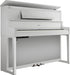 Roland LX-9-PW Digital Upright Piano Polished White Bundle - Fair Deal Music