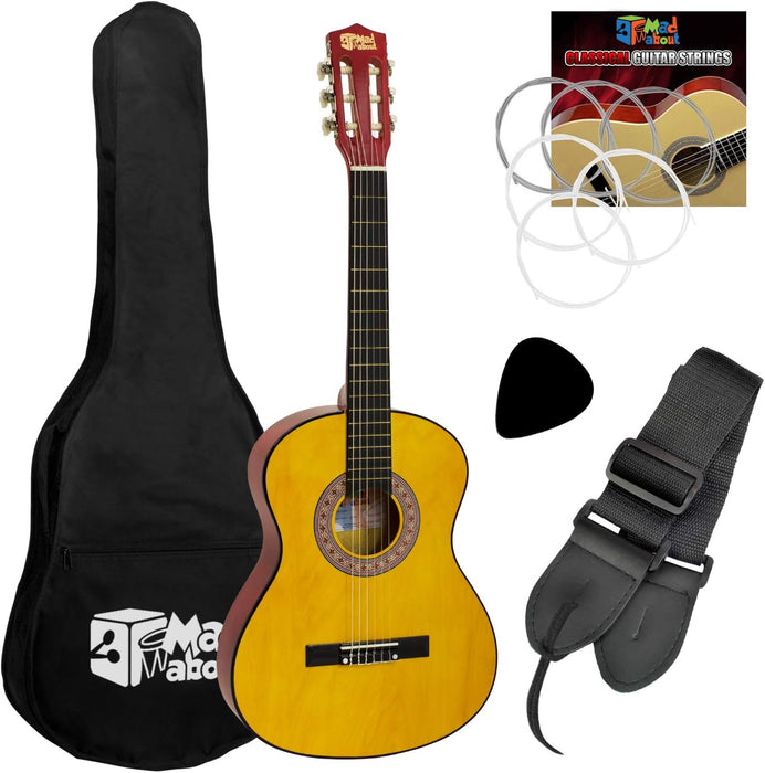 Mad About Left-Handed Classical Spanish Guitar Pack (3/4), Left Handed - Fair Deal Music