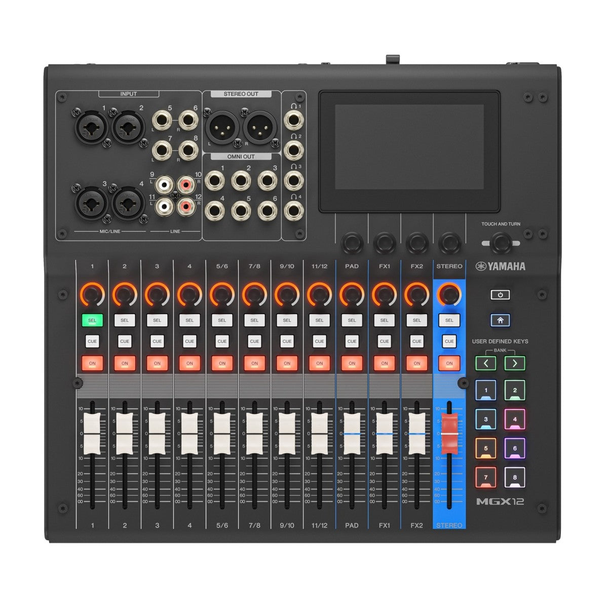 Yamaha MGX12 B Black - Fair Deal Music