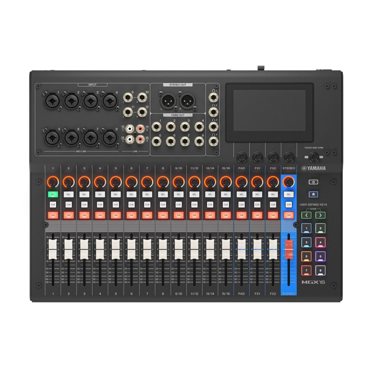 Yamaha MGX16 Compact Digital Mixing Console Black - Fair Deal Music