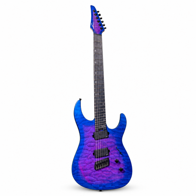 Legator N6FSS Ninja Super Shred 6 String Multiscale Electric Guitar Hyper Nova Blue - Fair Deal Music