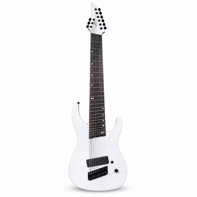Legator N9FSS Ninja Super Shred Multiscale 9 String Electric Guitar White - Fair Deal Music
