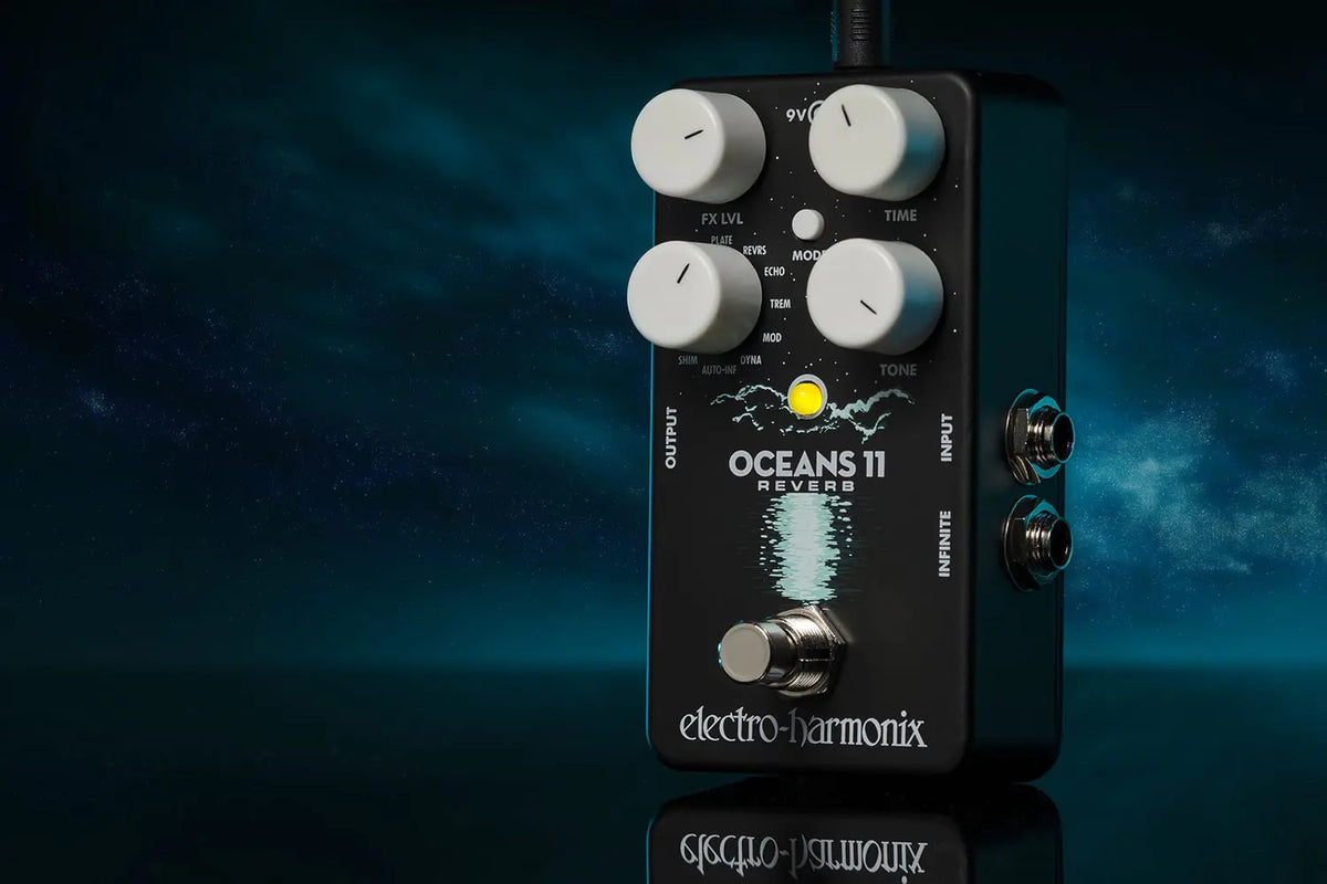 Electro-Harmonix Oceans 11 Reverb Pedal – New - Fair Deal Music