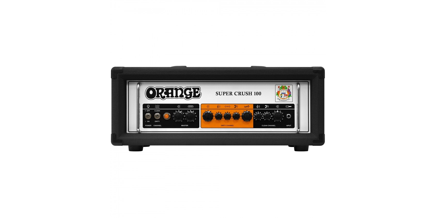 Orange Super Crush 100 Solid-State Amp Head in Black - Fair Deal Music