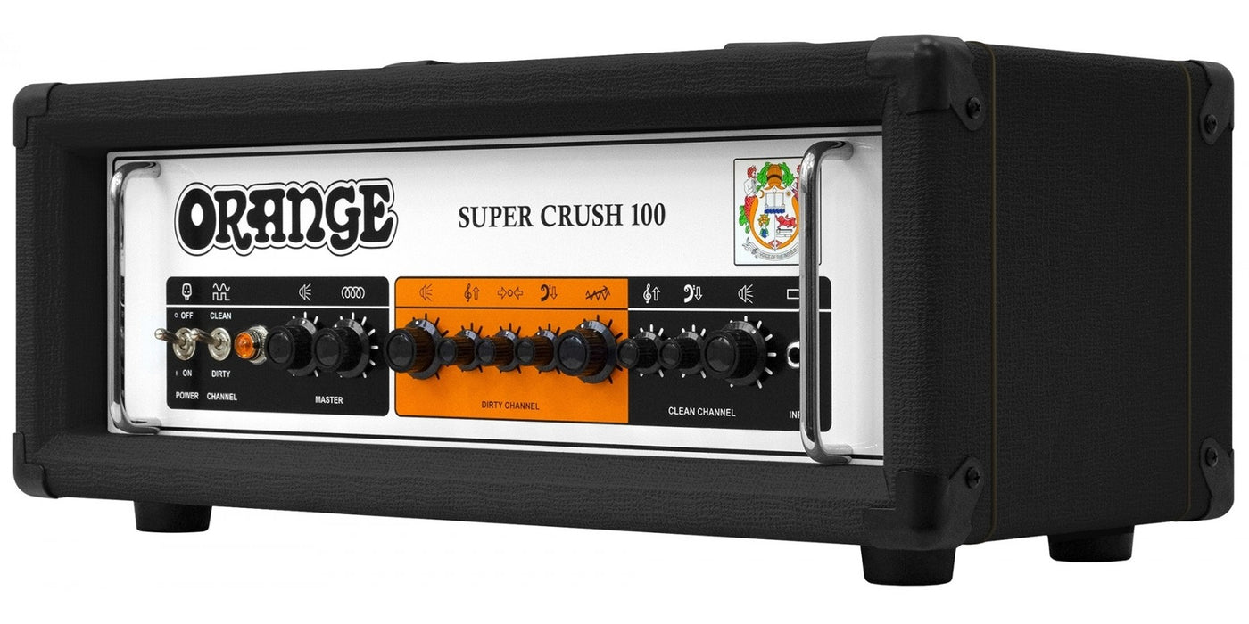 Orange Super Crush 100 Solid-State Amp Head in Black - Fair Deal Music