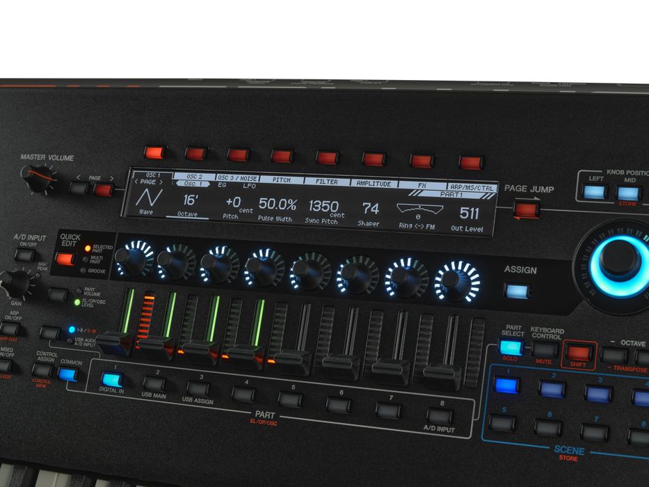 Yamaha MONTAGE M8X Synthesizer with 88-note Keyboard (Opened Box) - Fair Deal Music