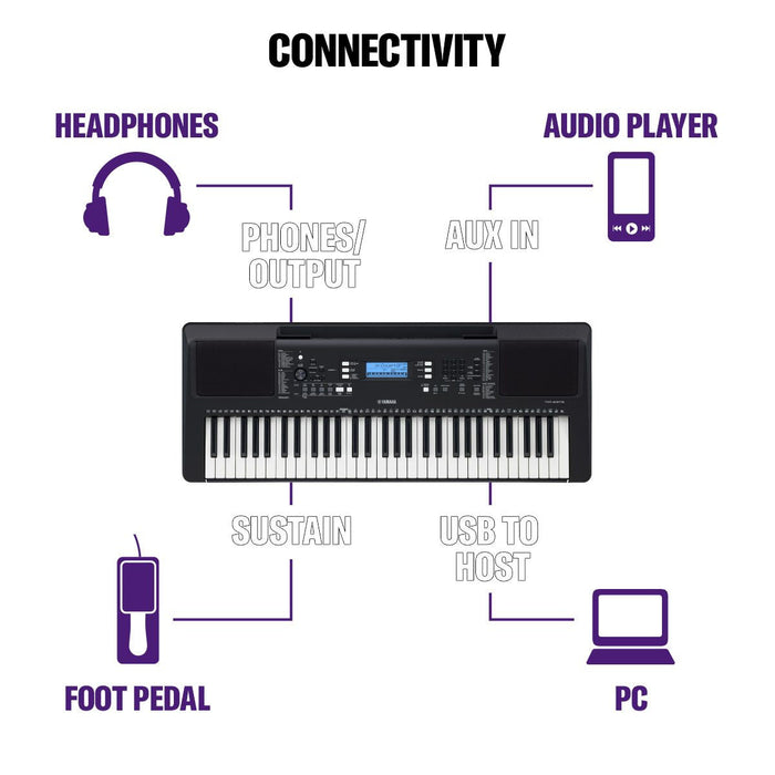 Yamaha PSR-E383 Portable Keyboard - Fair Deal Music