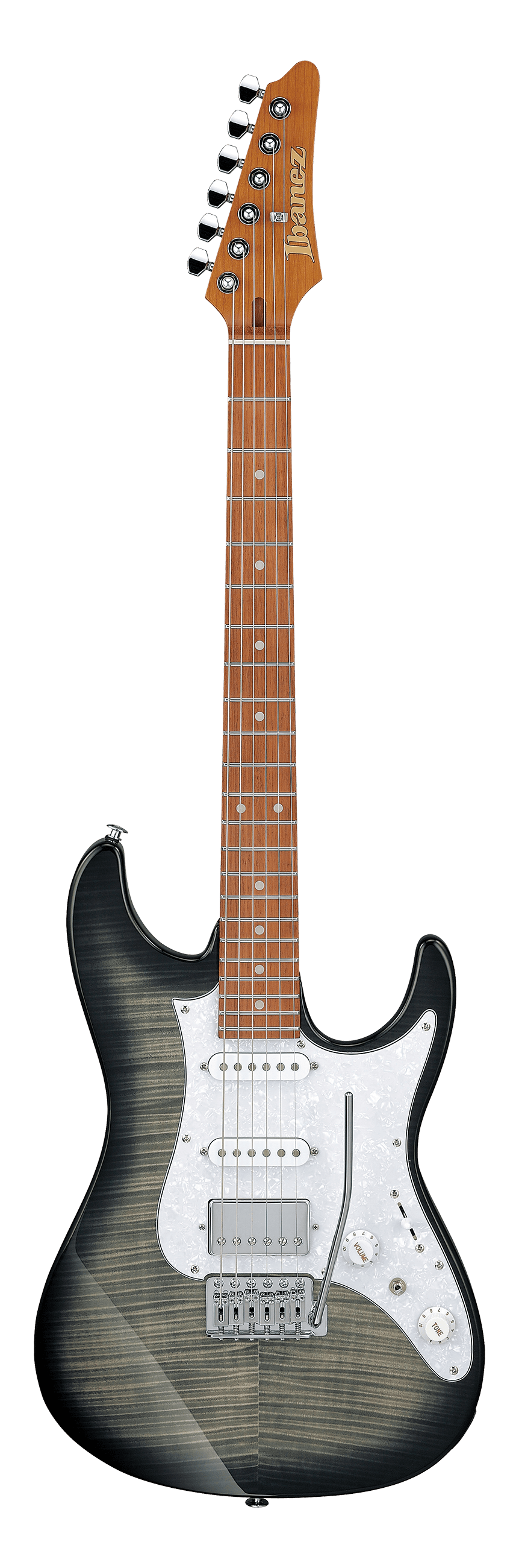Ibanez AZ22S1F AZ Standard HSS, Transparent Black Sunburst, Electric Guitar - Fair Deal Music