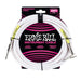 Ernie Ball Instrument Cable | 1/4" - Angled - 20' - White - Fair Deal Music
