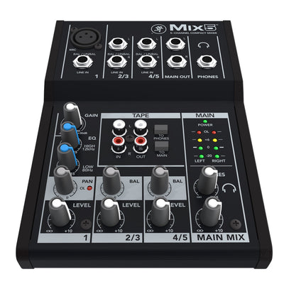 Mackie Mix5 Compact Mixer - Fair Deal Music