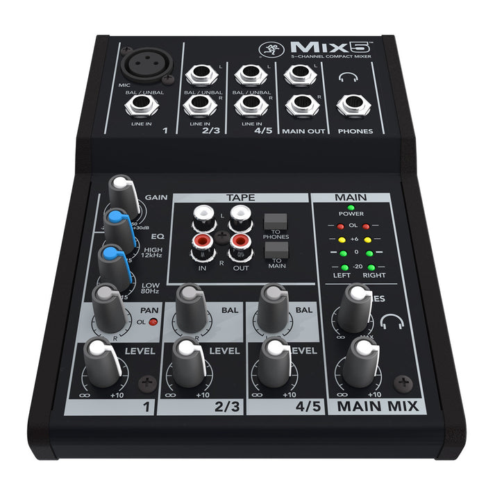 Mackie Mix5 Compact Mixer - Fair Deal Music