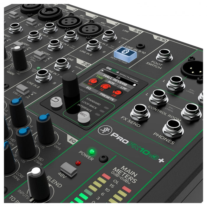 Mackie ProFX10v3+ Analog Mixer With Bluetooth - Fair Deal Music