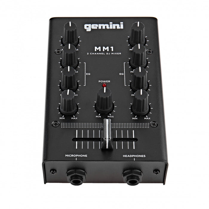 Gemini MM1 Two-Channel Compact Mixer - Fair Deal Music