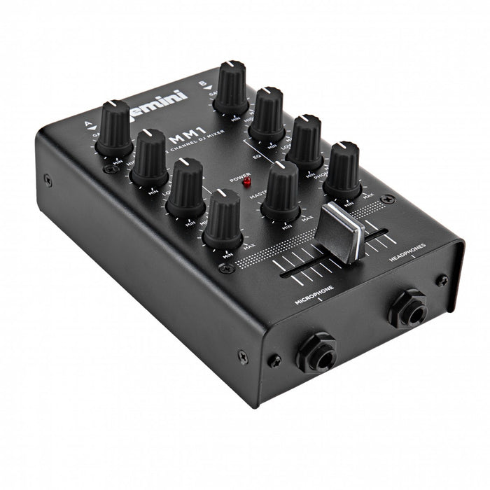 Gemini MM1 Two-Channel Compact Mixer - Fair Deal Music