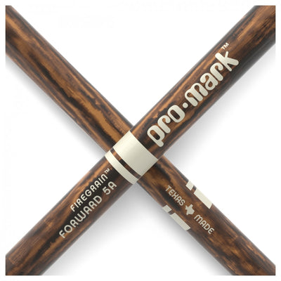 ProMark Classic Forward 5A FireGrain Hickory Drumsticks, Oval Wood Tip - Fair Deal Music