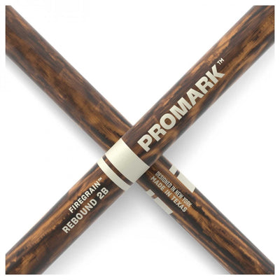 Promark Rebound 2B FireGrain Drumsticks, Acorn Wood Tip - Fair Deal Music