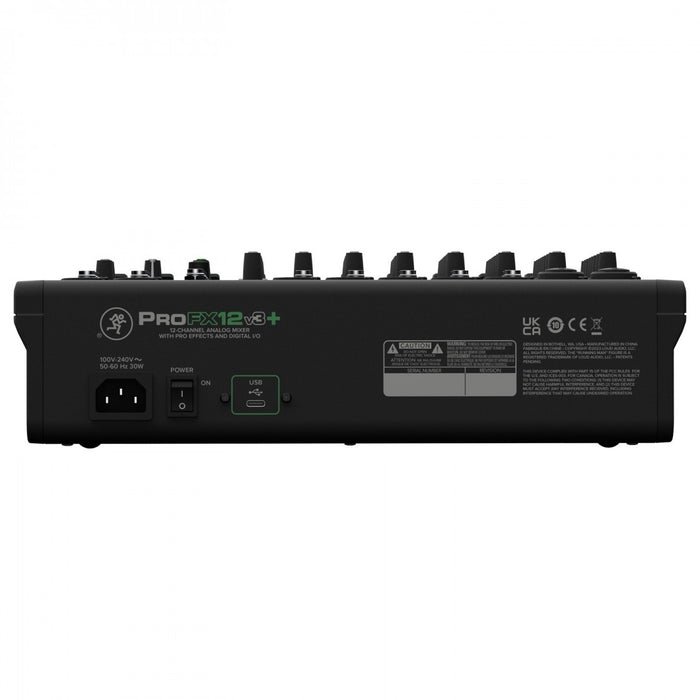 Mackie ProFX12v3+ Analog Mixer With Bluetooth - Fair Deal Music