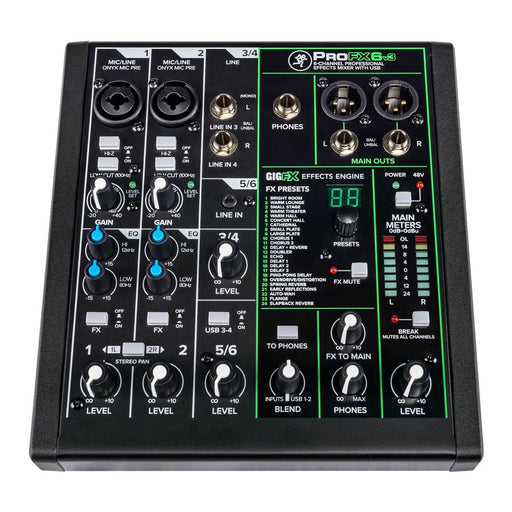 Mackie ProFX6v3 6-Channel Analog Mixer with USB - Fair Deal Music