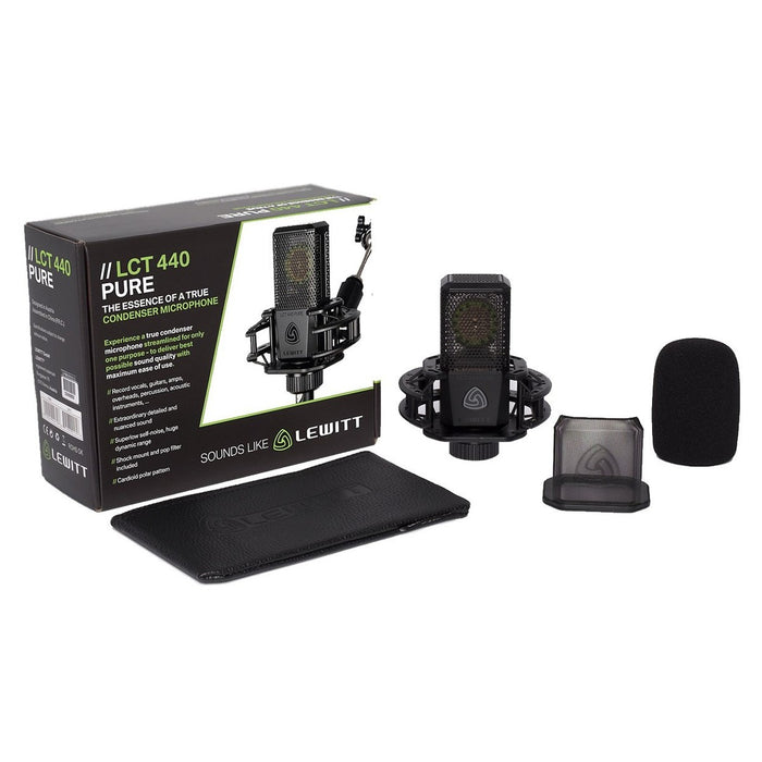 Lewitt LCT 440 PURE Condenser Microphone, (Open-Boxed) - Fair Deal Music