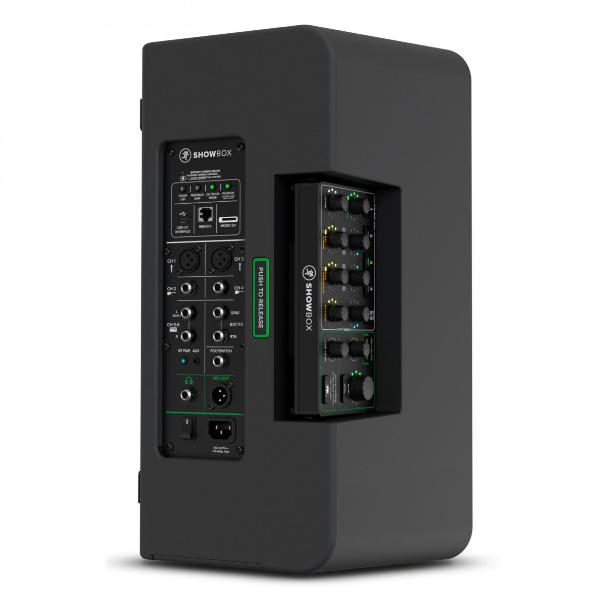 Mackie Showbox Battery-Powered PA Speaker With Mixer - Fair Deal Music