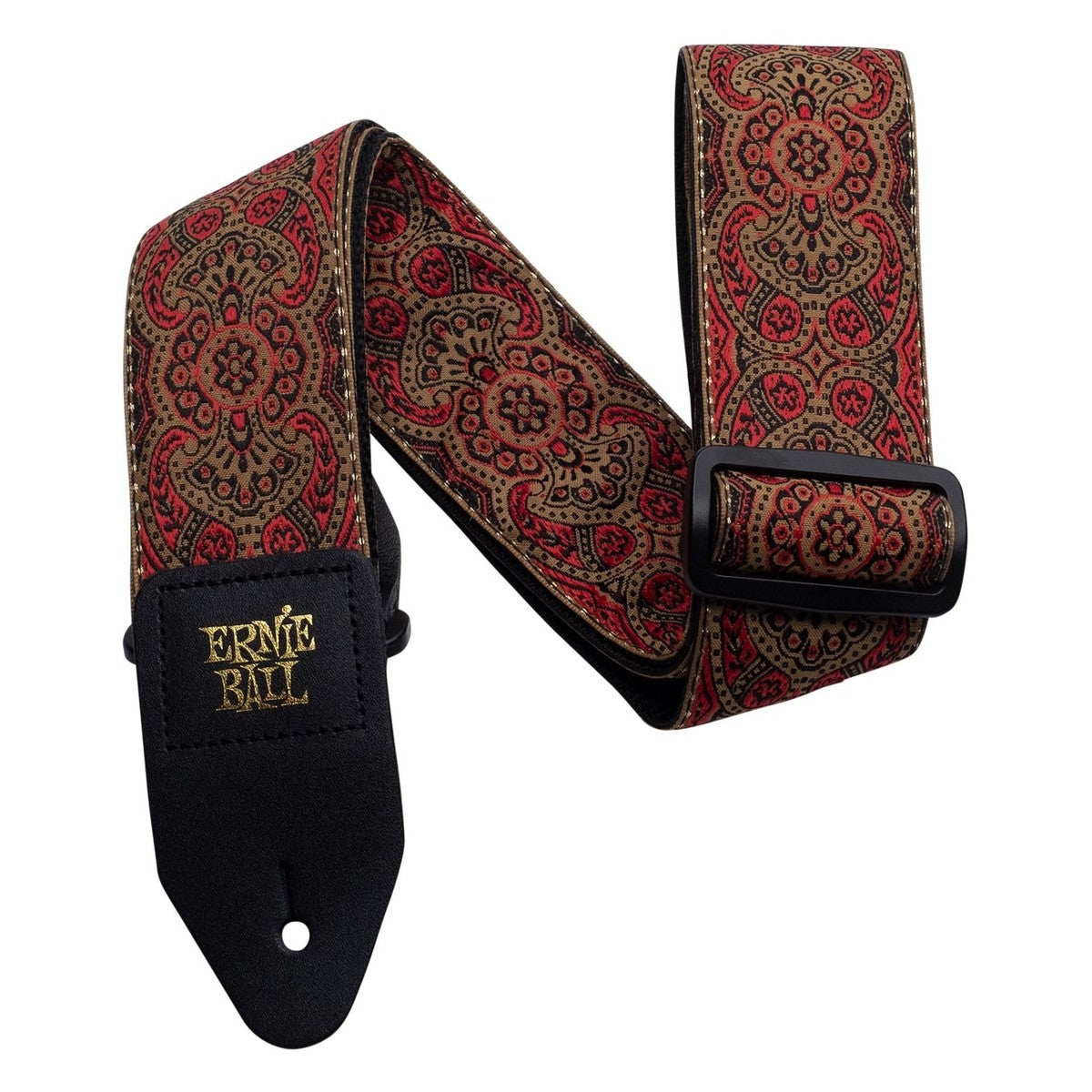 Ernie Ball P04162 Jacquard Strap, Crimson Paisley - Fair Deal Music