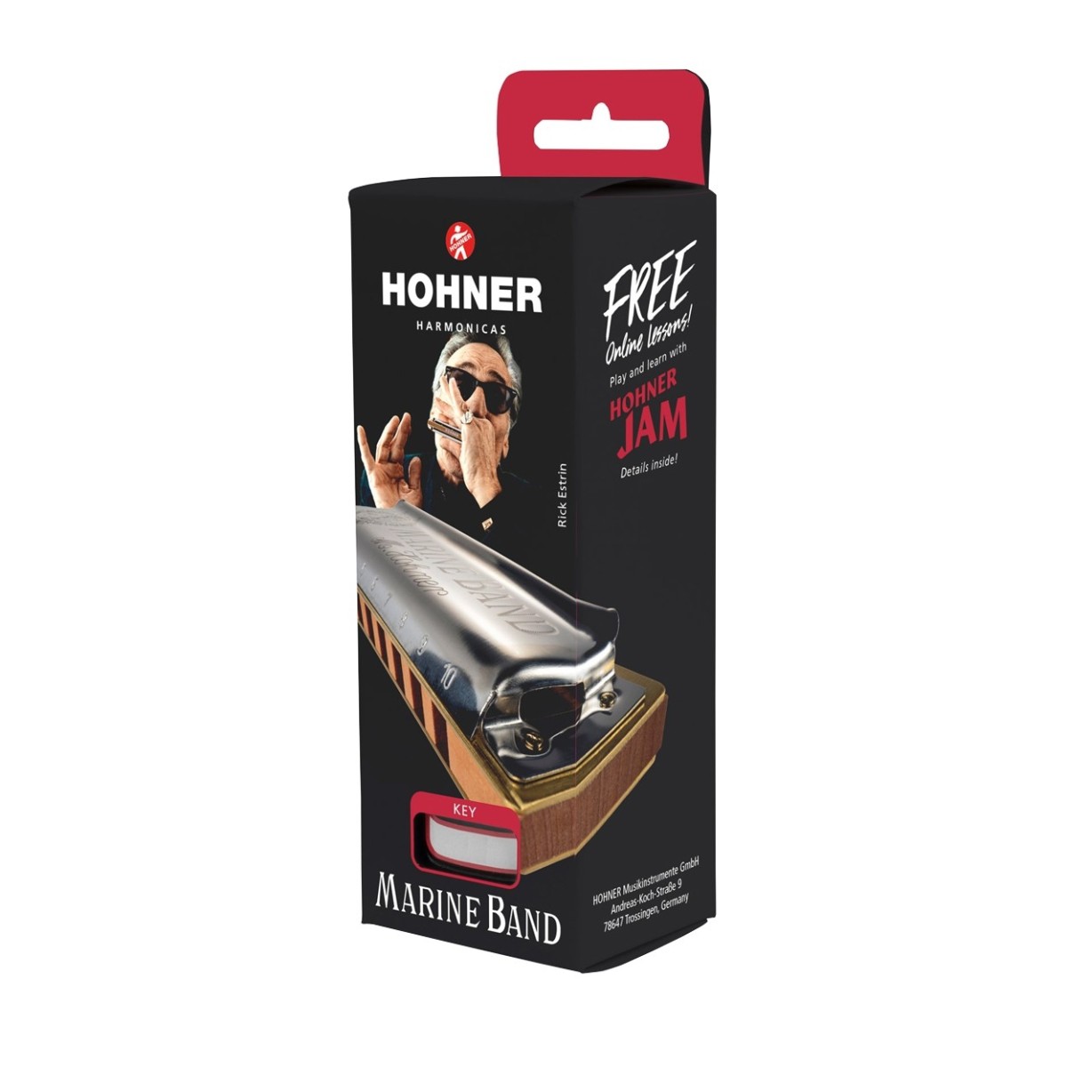 Hohner Marine Band 1896 Classic in A Diatonic Harmonica - Fair Deal Music