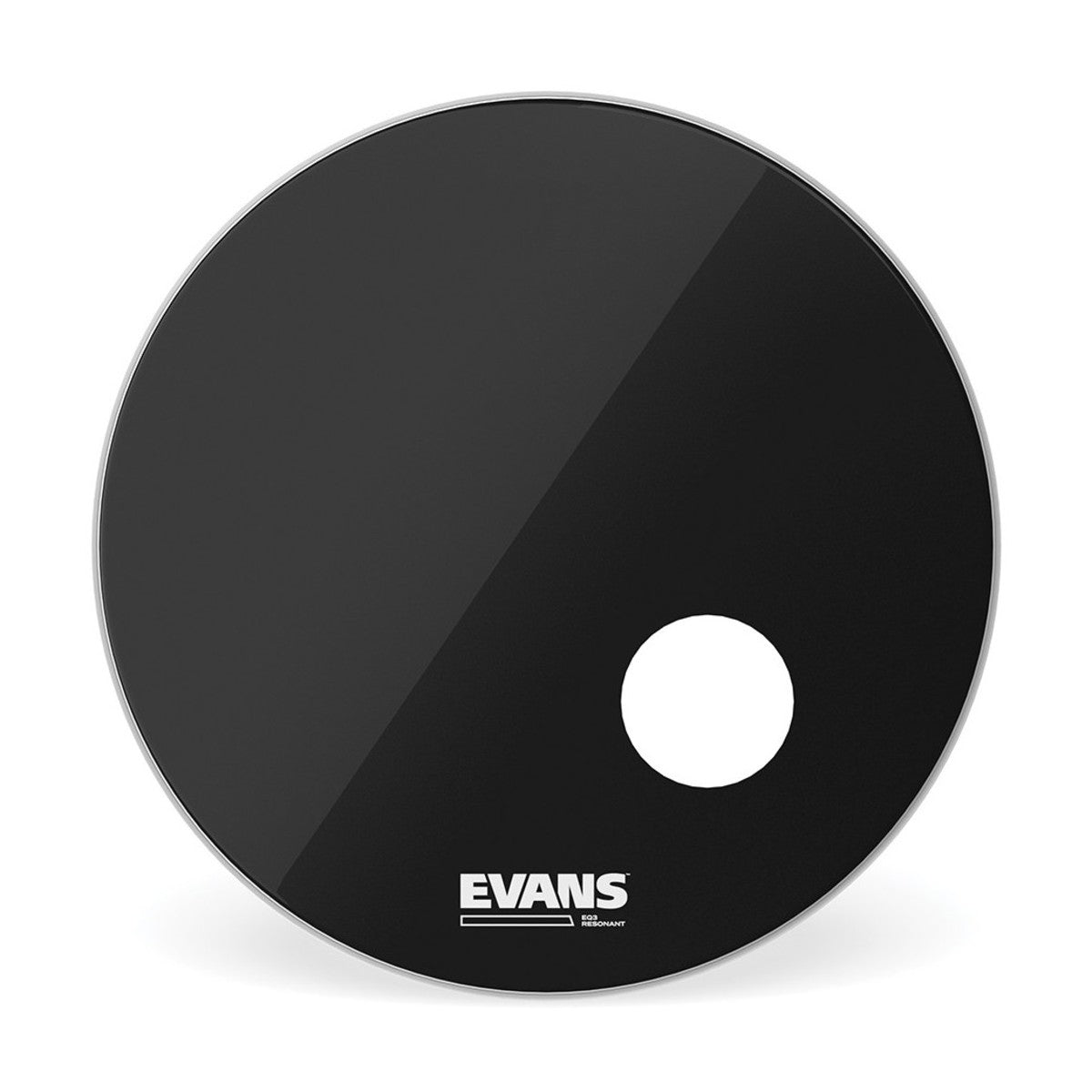 Evans EQ3 Resonant Black Bass Drum Head, 22'' BD22RB - Fair Deal Music