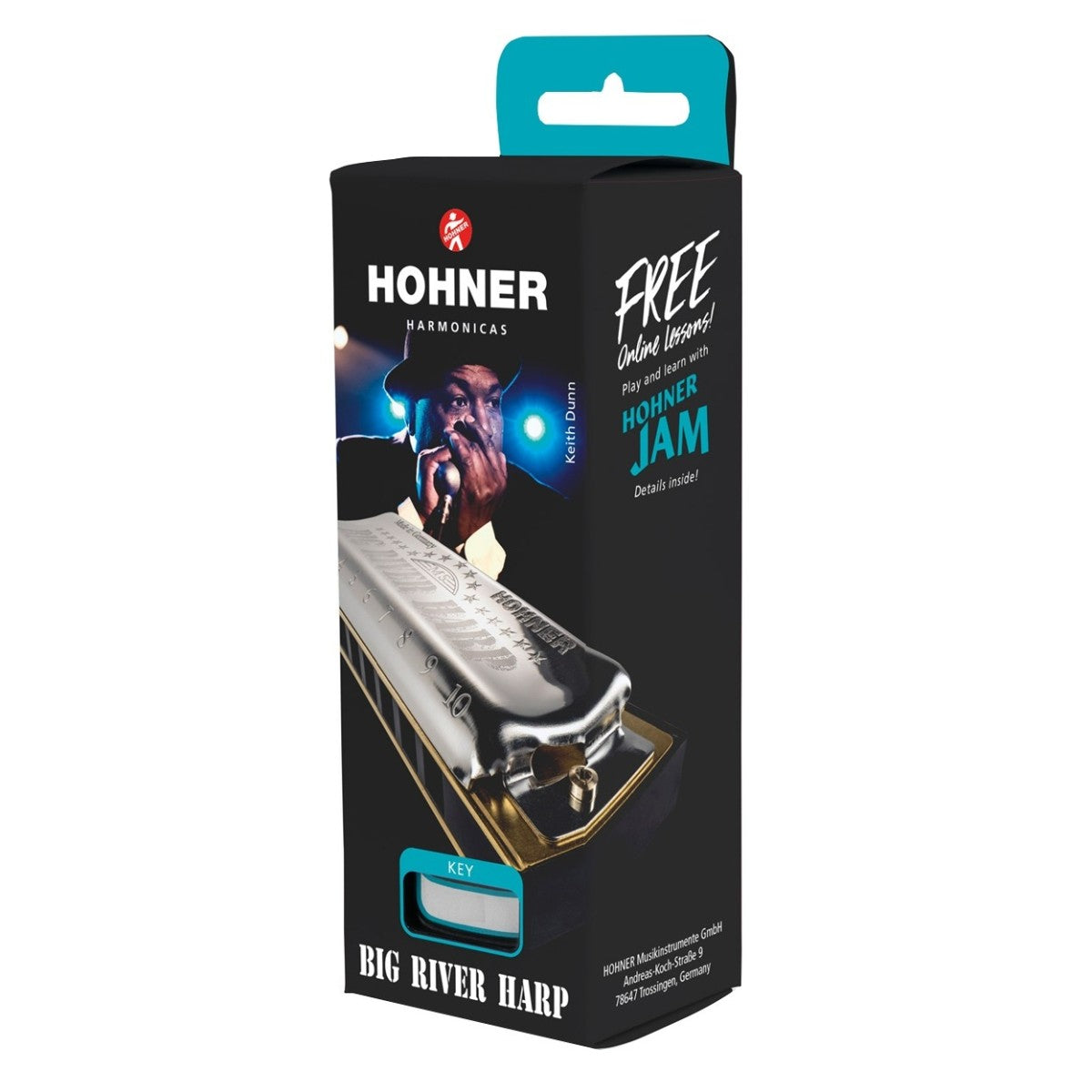 Hohner M590106 Big River Harp MS in A – Diatonic Harmonica - Fair Deal Music