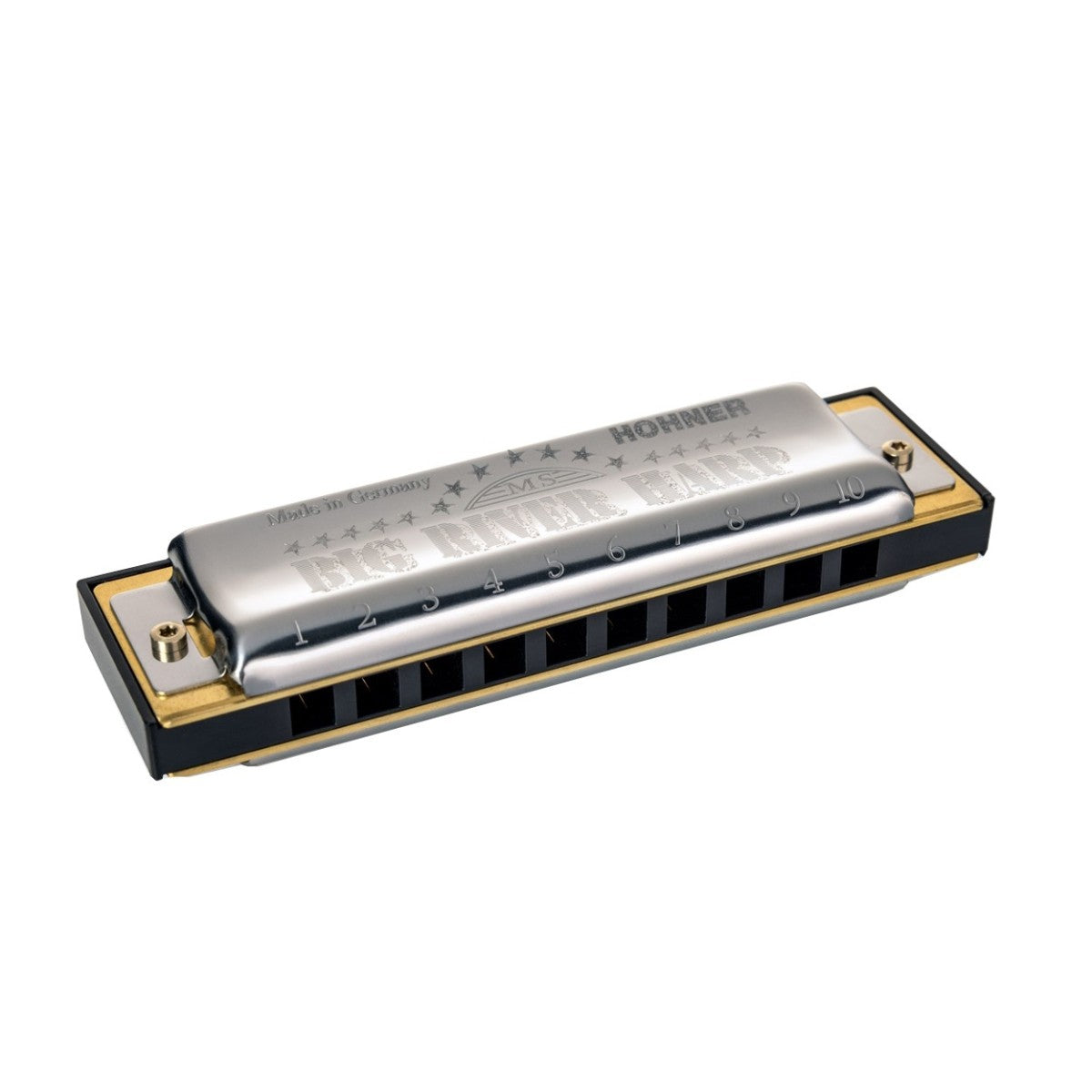 Hohner M590106 Big River Harp MS in A – Diatonic Harmonica - Fair Deal Music