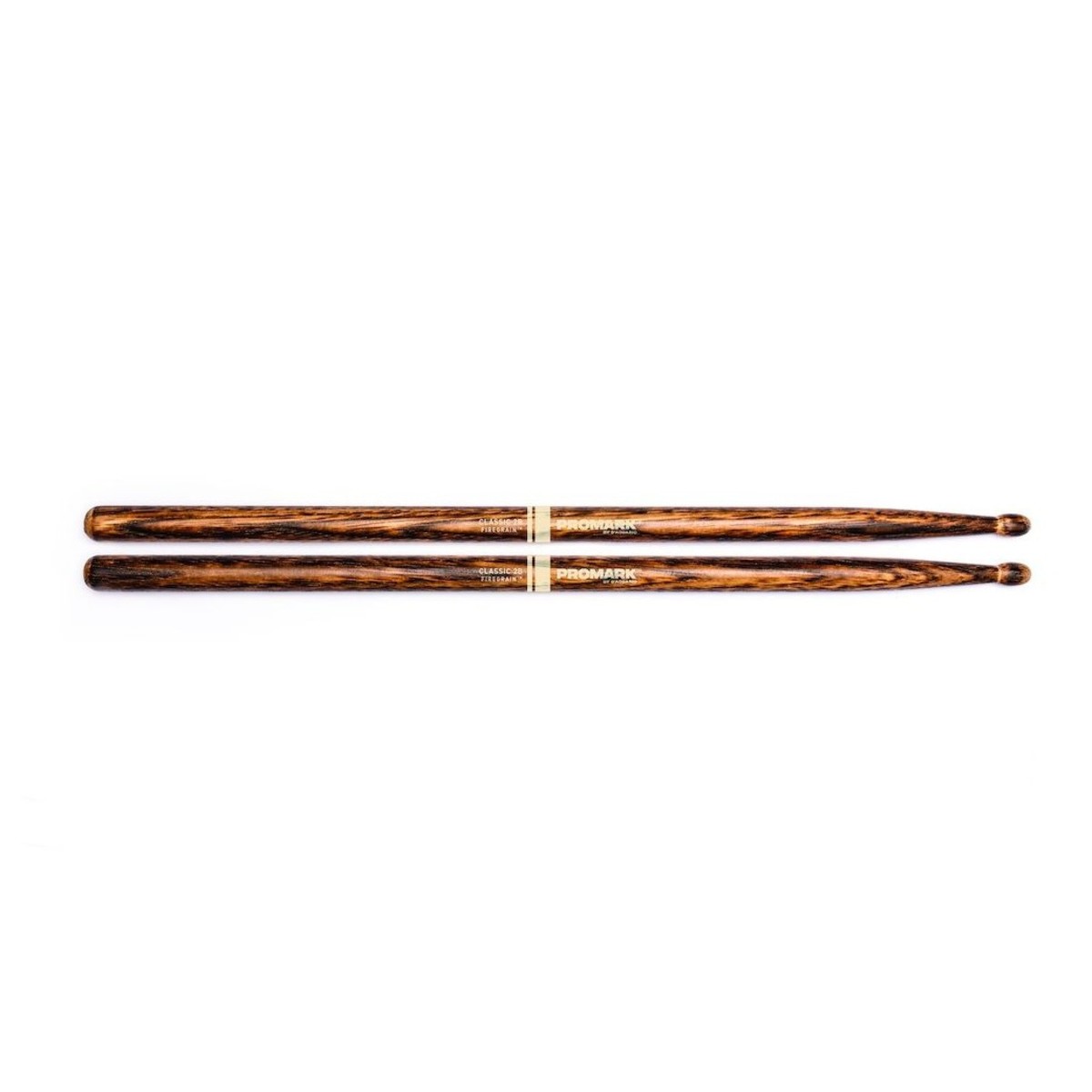 ProMark Classic Forward 2B FireGrain Hickory Drumsticks, Oval Wood Tip - Fair Deal Music